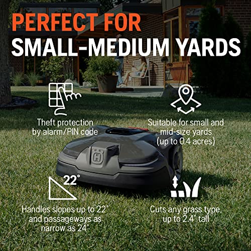 Husqvarna Automower 415X Robotic Lawn Mower With GPS Assisted Navigation, Automatic Lawn Mower