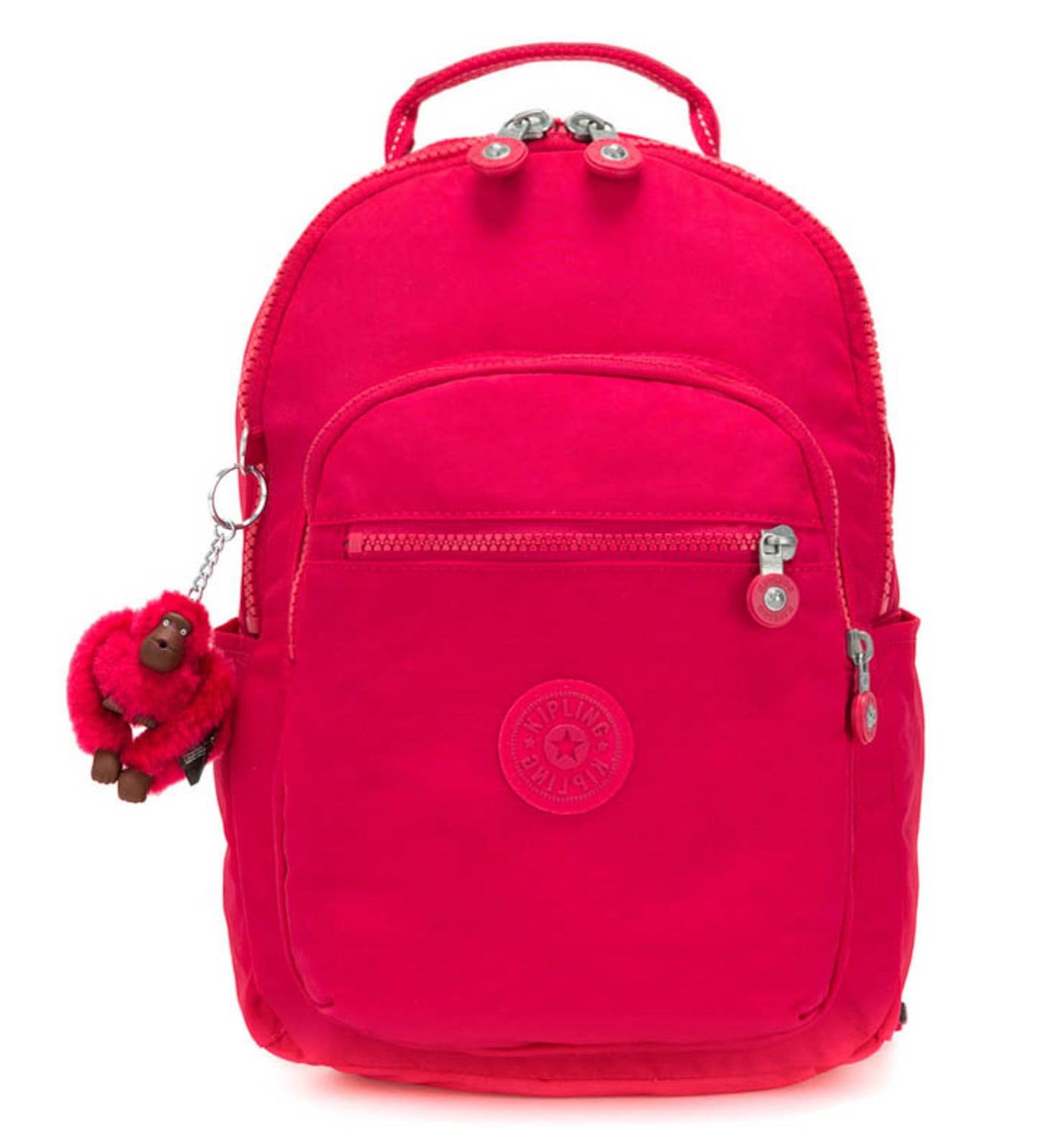 Kipling Seoul Go S, Small backpack, 35 cm, 8 Litres, Pink (True Pink)
