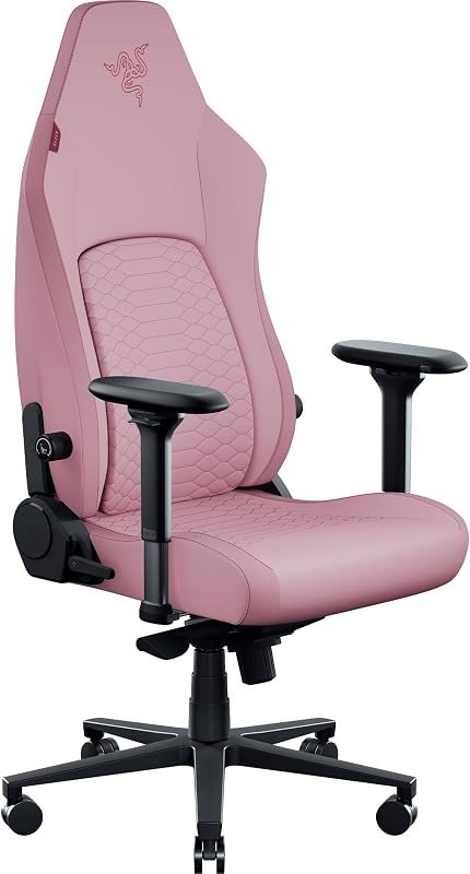 Iskur V2 NewGen - Ergonomischer Gaming-Stuhl mit atmungsaktivem Gen-2 EPU-Leder mit Cooltouch Technologie - Hyperflex Lordosenstütze - breite Schulterbögen und Sitzfläche | Quartz