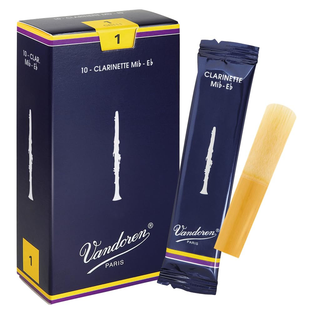 Vandoren Eb Clarinet Reeds – Box of 10 – Strength 1
