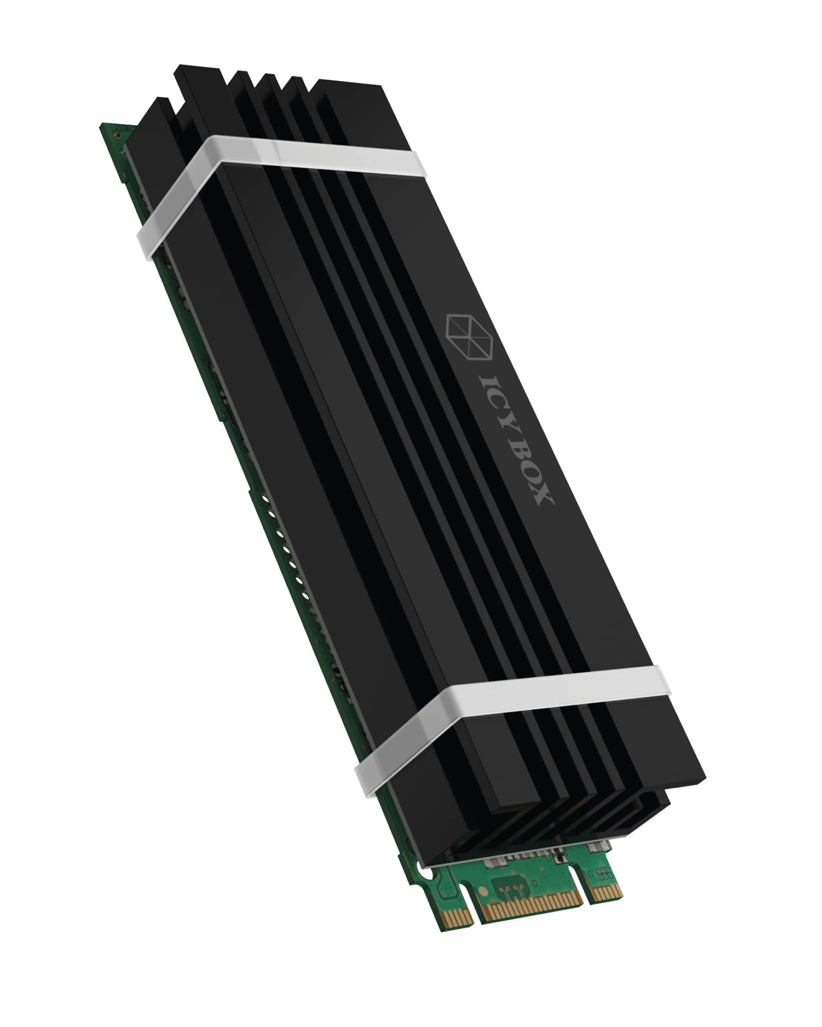 ICY BOX IB-M2HS Aluminium Removable Heatsink black Black 2280