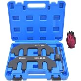 Camshaft Holding Tool Kit Fit for Ford 3.5L &amp; 3.7L 4V Engines, 3.5 EcoBoost | with Tension Tool, Timing Alignment Holder Tool, Replaces 303-1248 303-1530 RT11, with Case and Gloves