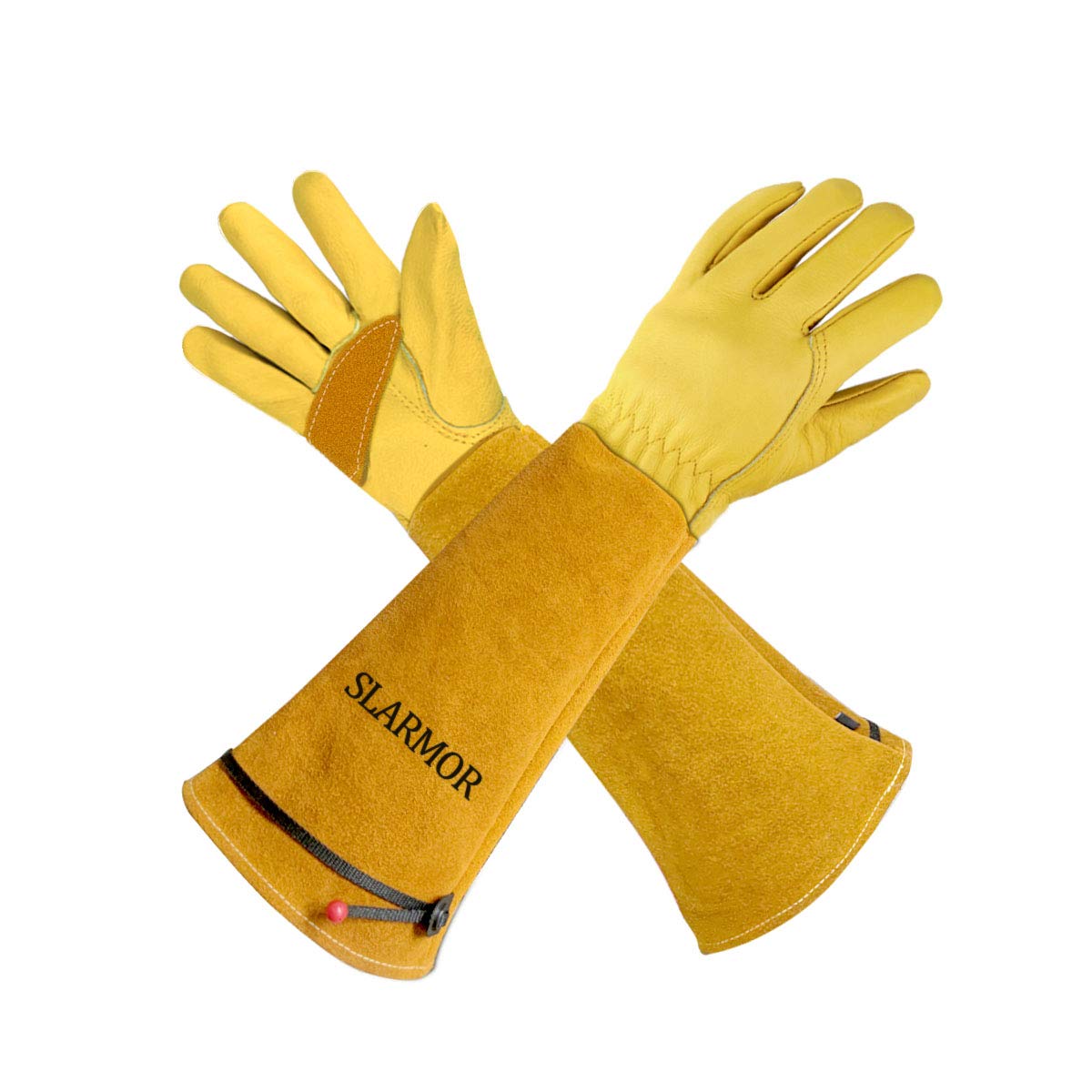 SLARMOR leather Gardening Gloves for Women/Men