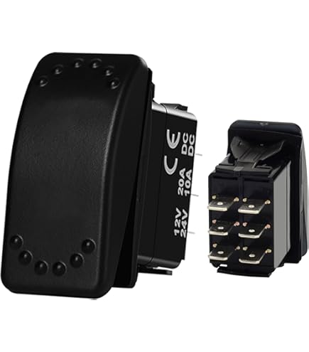 Amazon.com: Gardner Bender GSW-46 Electrical Rocker Switch, DPDT