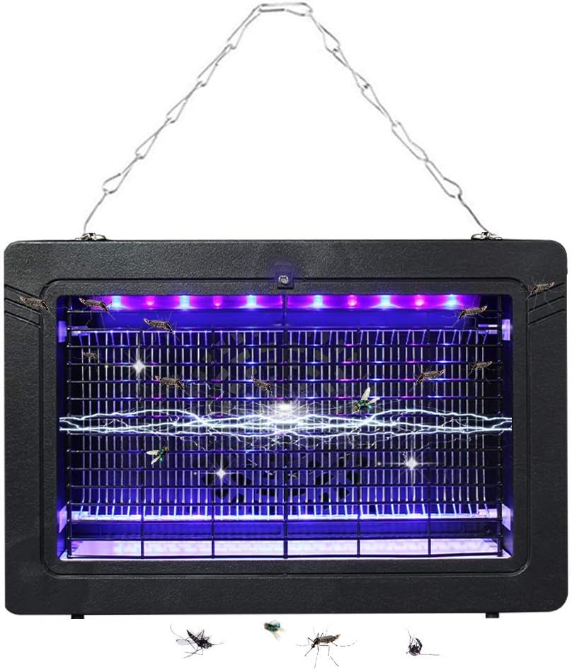 Bug Zapper, Loowoko 7W Electronic Mosquito Killer UV Light Lamp Built in Fan Fly Zapper for Indoor Bedroom Living Room Use