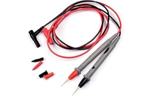 Multimeter Leads, Precision Sharp Probe Test Lead 1000V 20A Gold-Plated Probe Leads, Banana Test Lead Probe Clip Suitable for