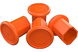 Great Call Athletics | 4 Pack Pro Lacrosse Butt End Caps Universal Fit All Shafts Mens Attack Defense Goalie Rubber Grip NFHS