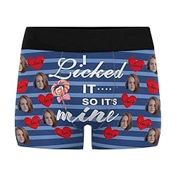 Custom Face Boxer, Personalized Photo Printed Face