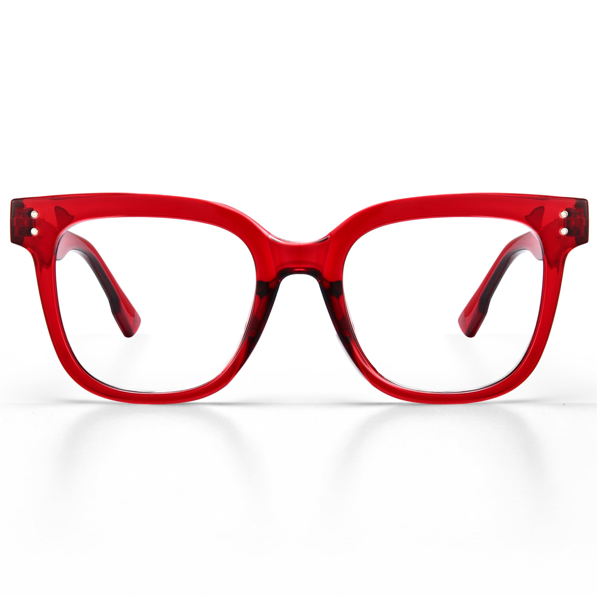 miyya 1.5 Reading Glasses for Women, Fashion Readers for Women Spring Hinge Eye Glasses, Blue Light Reading Glasses