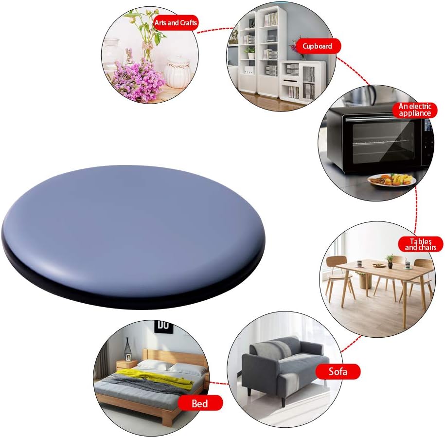 Furniture Sliders For Carpet And Hardwood Floors Adhesive Furniture Glides Self-Stick Furniture Sliders pads (round65mm, 4) - Image 4