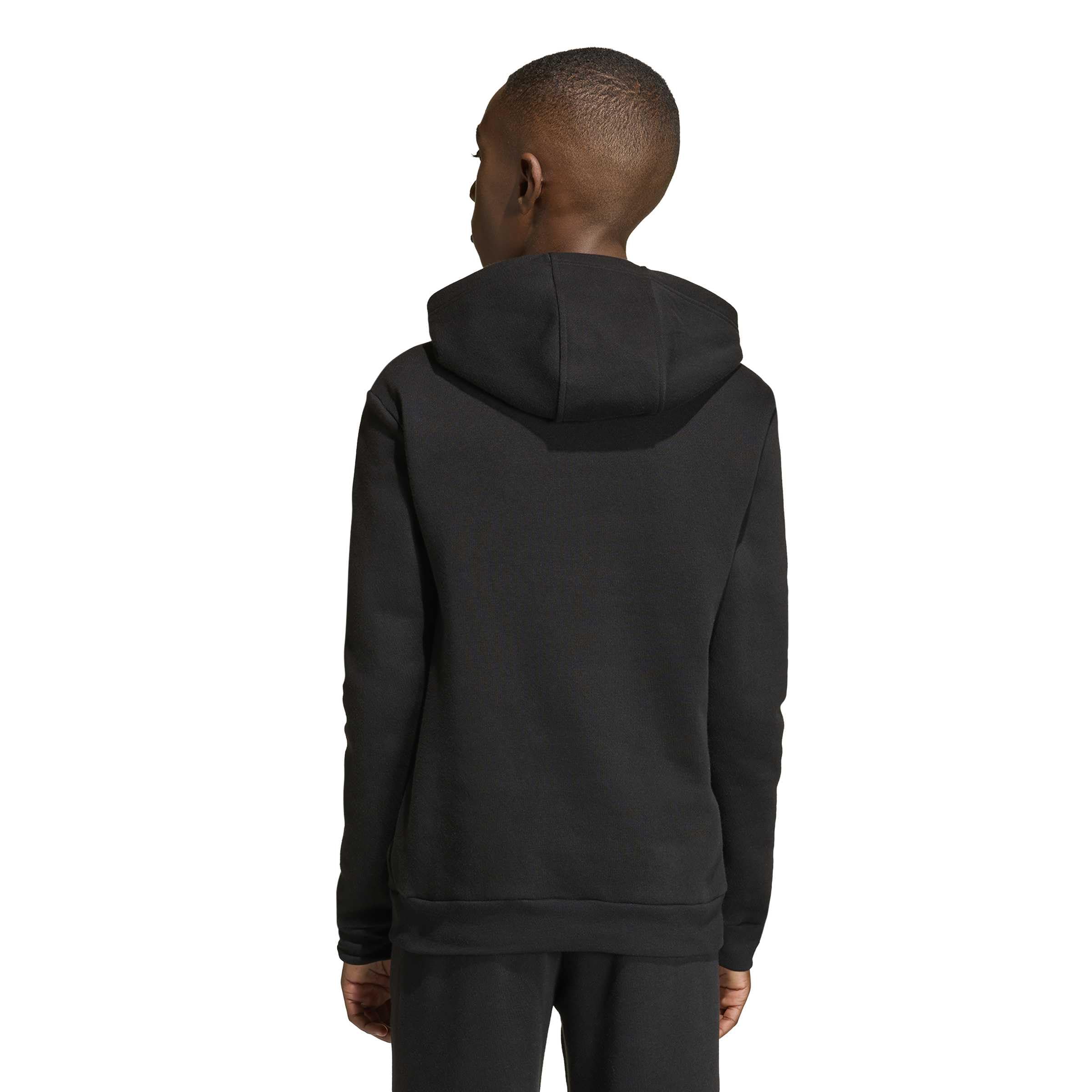 adidas Unisex Kinder Entrada26 Hoodie Kids Sweatshirt, Black/White, 5-6 Years 3