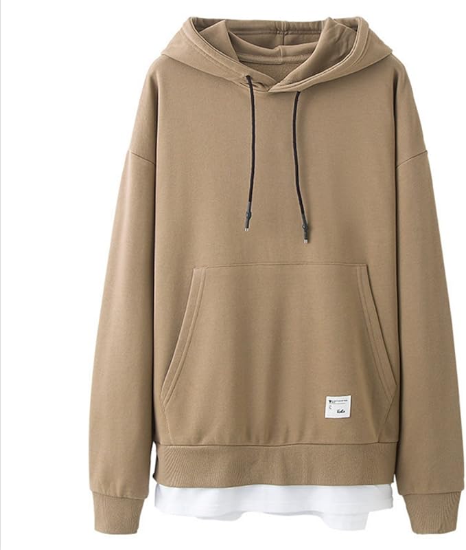 Amazon Infabe パーカー スウェット メンズ プルオーバー シンプルパーカー フード付き トレーナーパーカー 無地 秋冬 重ね着 全5色 快適 ゆったり 流行り カジュアル キャップ 通販