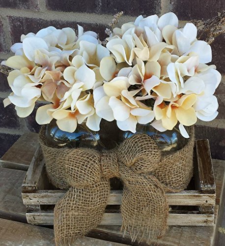 image for VATIN Natural Jute Burlap Ribbon Roll for For Bow Making, Wreaths, Flo