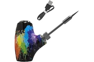 SHAARI Cordless Soldering Iron Portable Soldering Iron Kit, USB Powered, Suitable for Electronic Device Repair and DIY Projects (Multicolored)