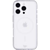 Tech21 EvoClear for iPhone 16 Pro Compatible with MagSafe - Impact Protection Case - in Clear