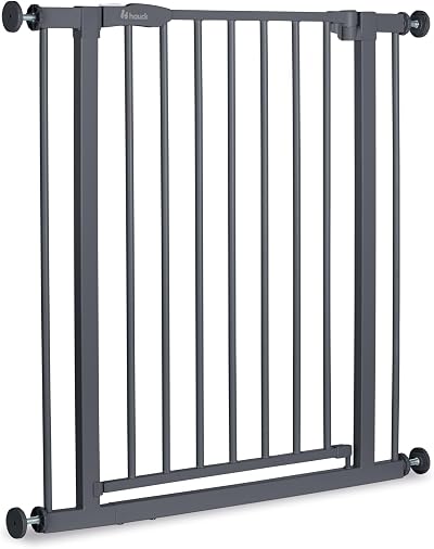 hauck Open N Stop 2 Dark Grey Pressure Fit Baby Gate 75-80 cm