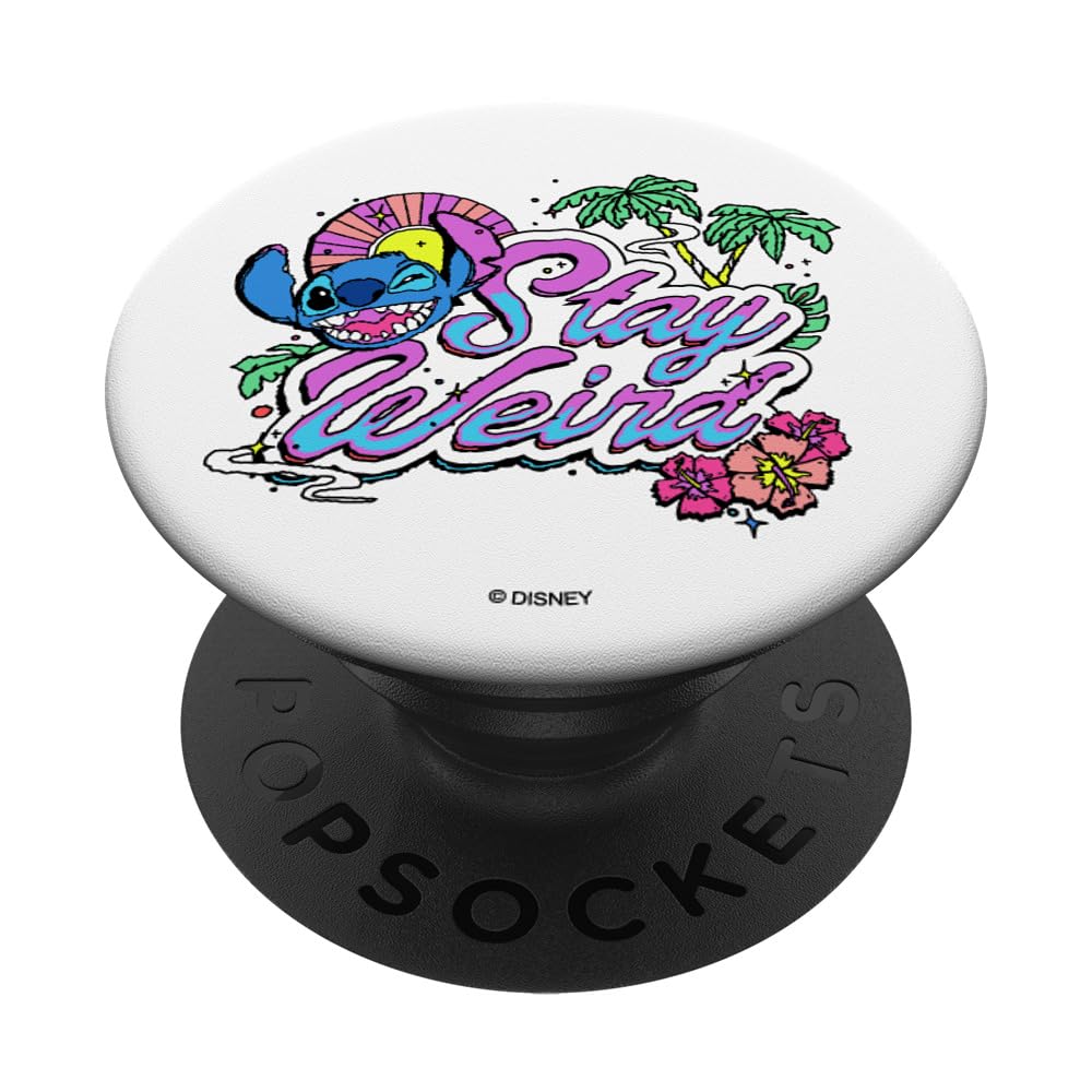 Disney Lilo and Stitch Stay Weird PopSockets Swappable PopGrip