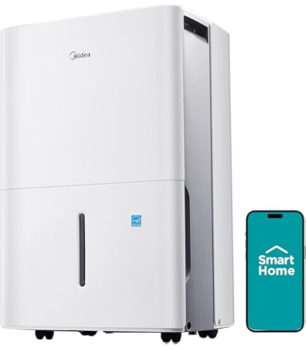 Amazon.com - Midea 3,000 Sq. Ft. Dehumidifier for Basement, With