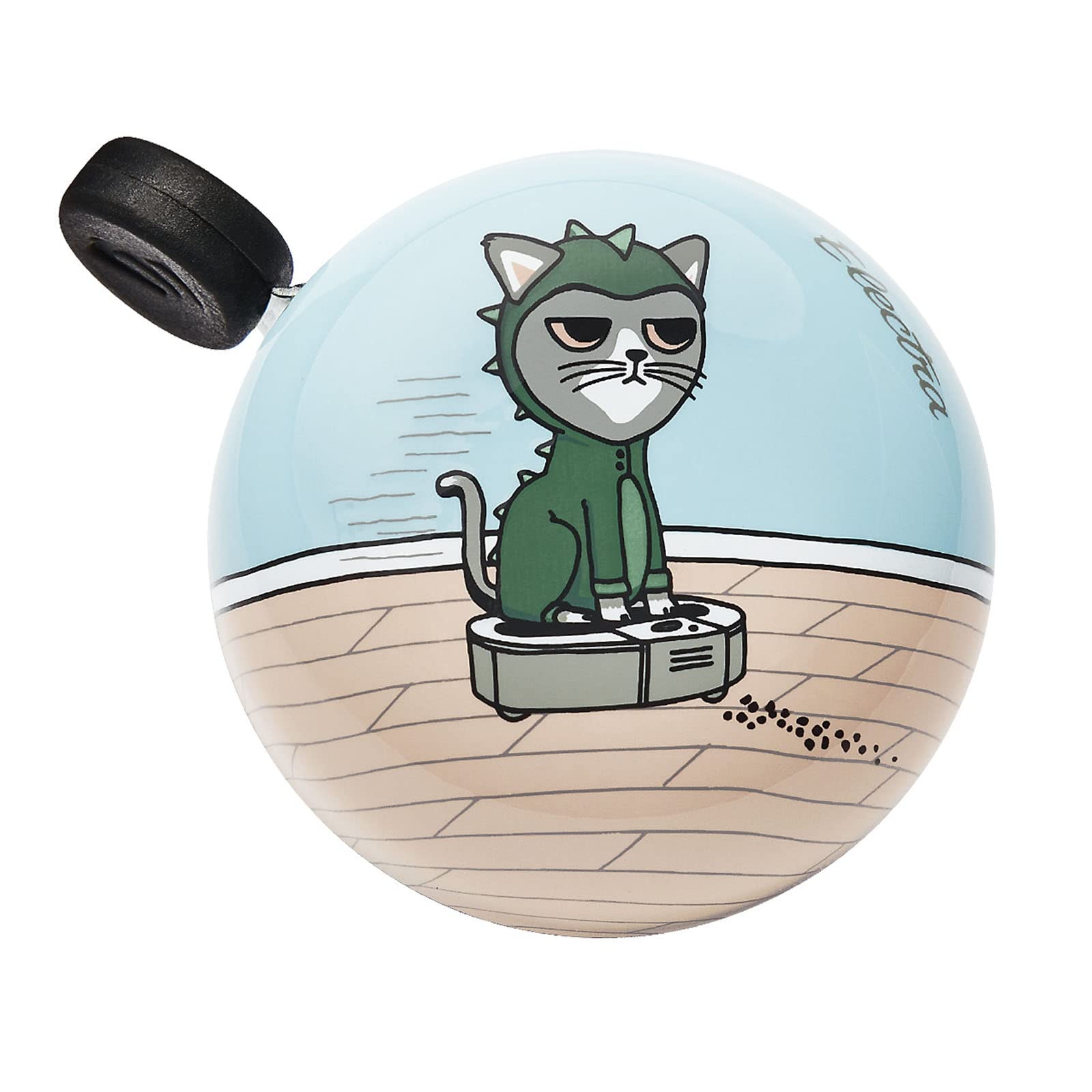 ELECTRA DomedRinger Bicycle Bell Tidy Cat Tan Light Blue