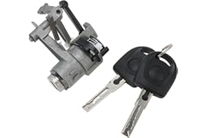 PARSLUCK Trunk Lock Cylinder with Tailgate Lock Cylinder and Keys for Volkswagen Golf 1998-2006 Rear Tailgate Release Hatch L