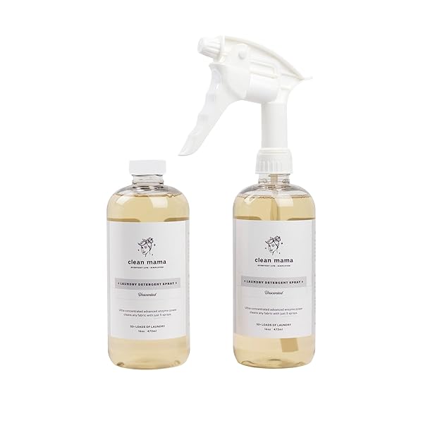 CLEAN MAMA LAUNDRY DETERGENT SPRAY & PRE-TREATER –...