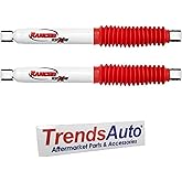 Rancho RS5000X Pair of Shock Absorbers for Chevrolet Silverado 1500 Dodge Ram 1500 GMC Sierra 1500 with 0-2 Inch Lift | Includes TrendsAuto Decal Sticker | RS55198