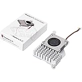 for Raspberry Pi 5 Official Raspberry Pi 5 Active Cooler, Pi5 Active Cooler Combines Temperature-Controlled Blower Fan and Al