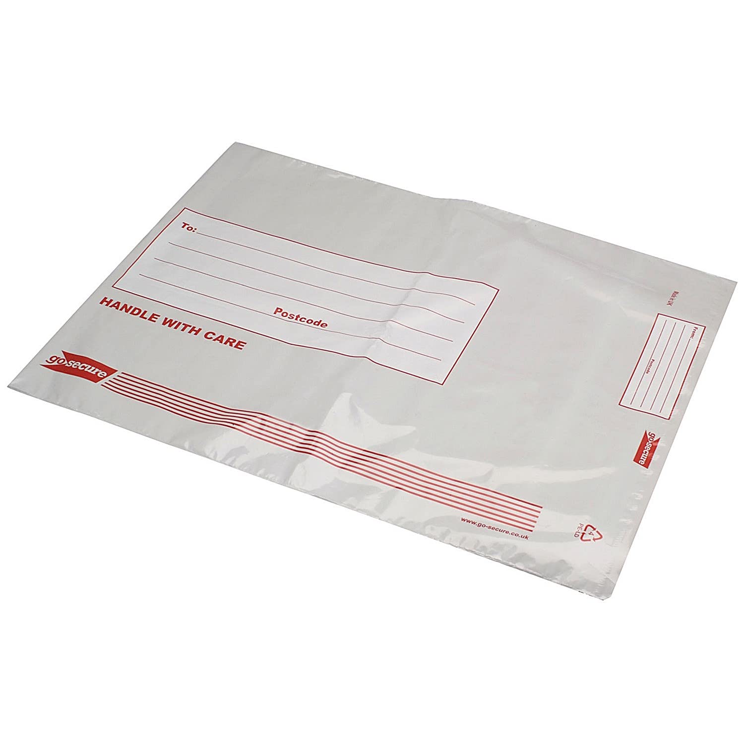 GoSecure Envelope Extra Strong Polythene 360 x 460 mm Opaque (Pack of 100) PB32324