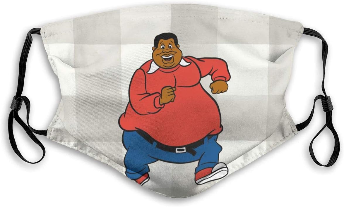 RobertFair Fat Albert Hey Reusable Mask Eco-Friendly Face Mask with Filter