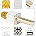 Q9 [Upgraded Version] Wireless Microphone with Speaker Karaoke Pro, 3-in-1 2200mAh Bluetooth Aluminium Alloy Karaoke Machine KTV for Apple iPhone Android Smartphone or Pc
