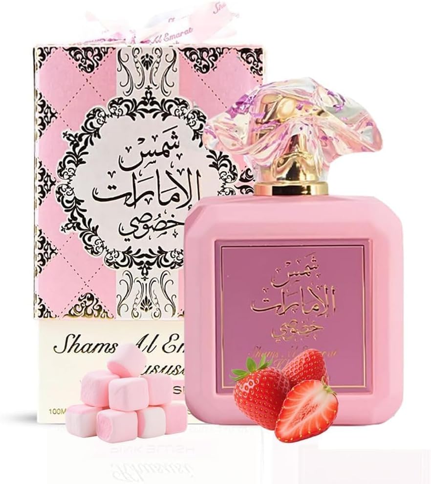 xinhaul Pink Blush Perfume for Women, Marshmallow Blush Eau De Parfum - Romantic & Sweet Arabian Perfume - A Captivating Scent Wrapped in Pink Bottle 100 Ml (3.4 OZ)