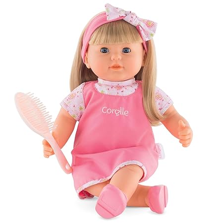 Corolle FPK18 Grands Poupons Babypuppe, Pink/Weiß/Rosa, 36 cm