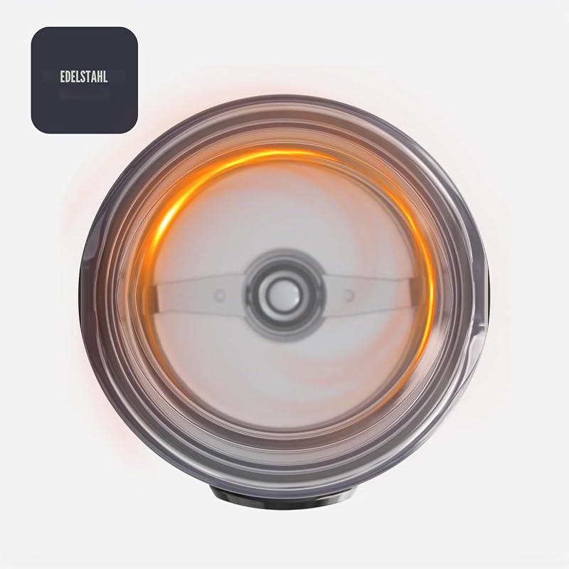 - Elektrische Kaffeemühle 150W | Edelstahlklingen | 50g Kapazität | Sicherheitsverschluss | Kabelaufbewahrung | Rutschfeste Füße | Kompakt und Elegant | Ideal für Kaffee und Gewürze