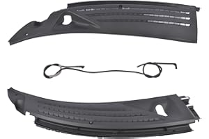 Front Windshield Wiper Cowl Panel Vents Set w/Seals Replacement for Ford F150 2009-2014 Left & Right Side BL3Z-15022A68-A & BL3Z-15022A69-A Mixizap