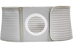 Abdominal Ostomy Belt, Ostomy Support Belt, Ostomy Belts for Men, Hernia Truss for Women, Preventing Parastomal Hernias(Small
