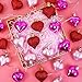 Aneco 36 Pack Valentine's Heart Baubles Heart Shaped Ornaments for Valentine's Day Decoration or Home Decor, 3 Styles…