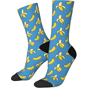 EOFEULANG Funny Novelty Crew Socks Stretchy Huntting Casual Dress Socks Gifts For Men Women