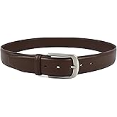 DOSHI Men's Casual Vegan Leather Belt, Jeans, 1.5", OC