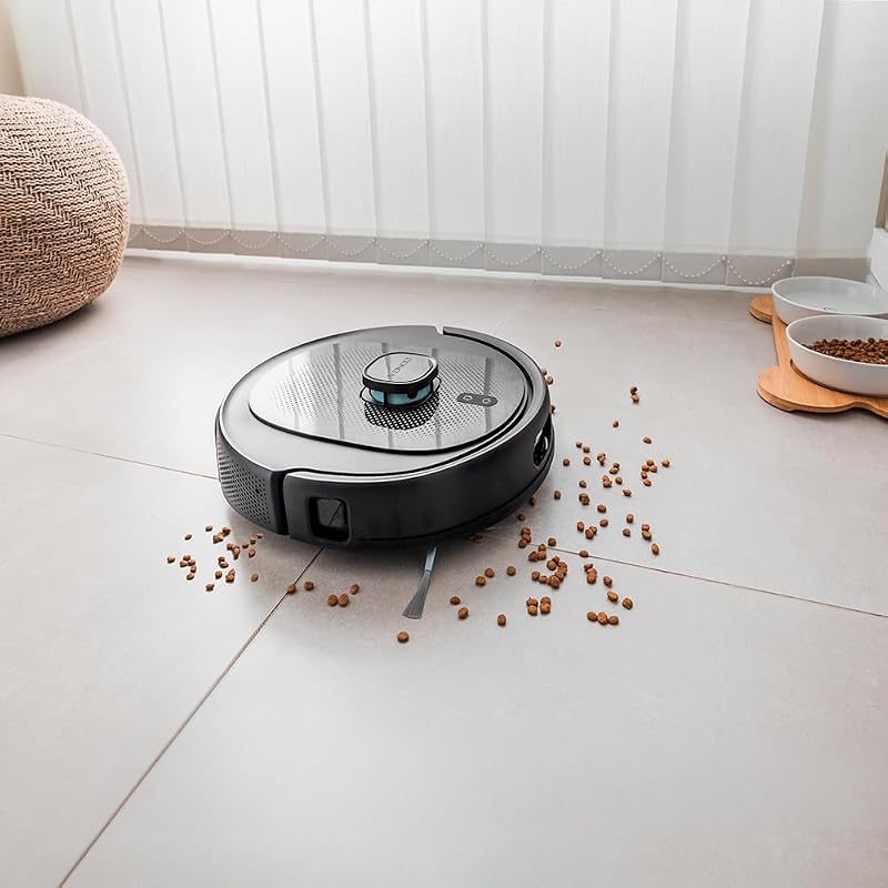 Aspirador de pó robô cecotec conga 9990 ai spin revolution ultra power home, 10.000 pa, navegação a laser, base com esvaziamento automático, inteligência artificial, prevenção de objetos, controle de aplicativos, autonomia de 240 min