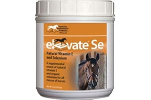 Kentucky Performance Prod Elevate Se Natural Vitamin E and Selenium Powder for Horses, 2 Pound Container