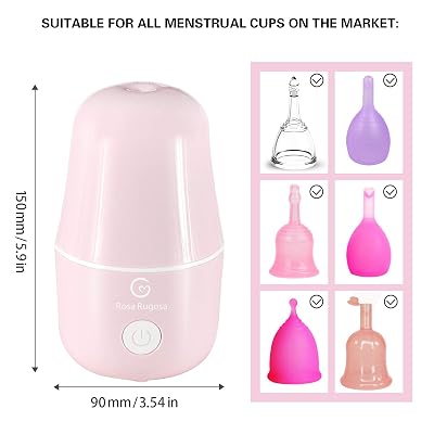 Buy Rosa Rugosa Menstrual Cup Sterilizer Steamer Cleaner 3 In 1 For Cleans Dries And Stores Your Period Cup Auto Shut Off Leak Free Eliminates Up To 99 9 Online In Indonesia B08747vr3g