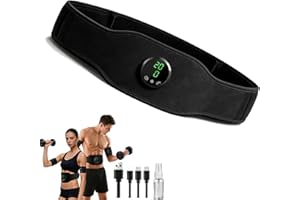 Muscle Fitness AB Belt Toning Belt, 12 Modes & 19 Intensity, 2026 New Adjustable Toning Belt, Firming & Strengthening Workout