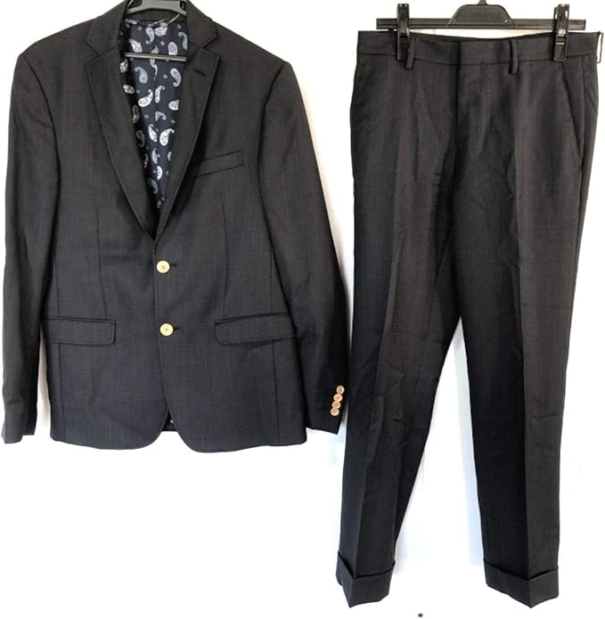 Amazon エトロ Etro メンズスーツ メンズ ダークネイビー 中古 スーツ ビジネスウェア 通販