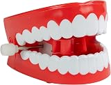 Funtime Gifts Clockwork Chattering Teeth Toy - Red Novelty Gag Gift view 5