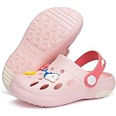 GOEWY Beach Vacation Essentials Clogs for Toddler Kids Cute Cartoon Garden Water Shower Shoes Slides Slippers Pool Sandals Gifts for Boys Girls
