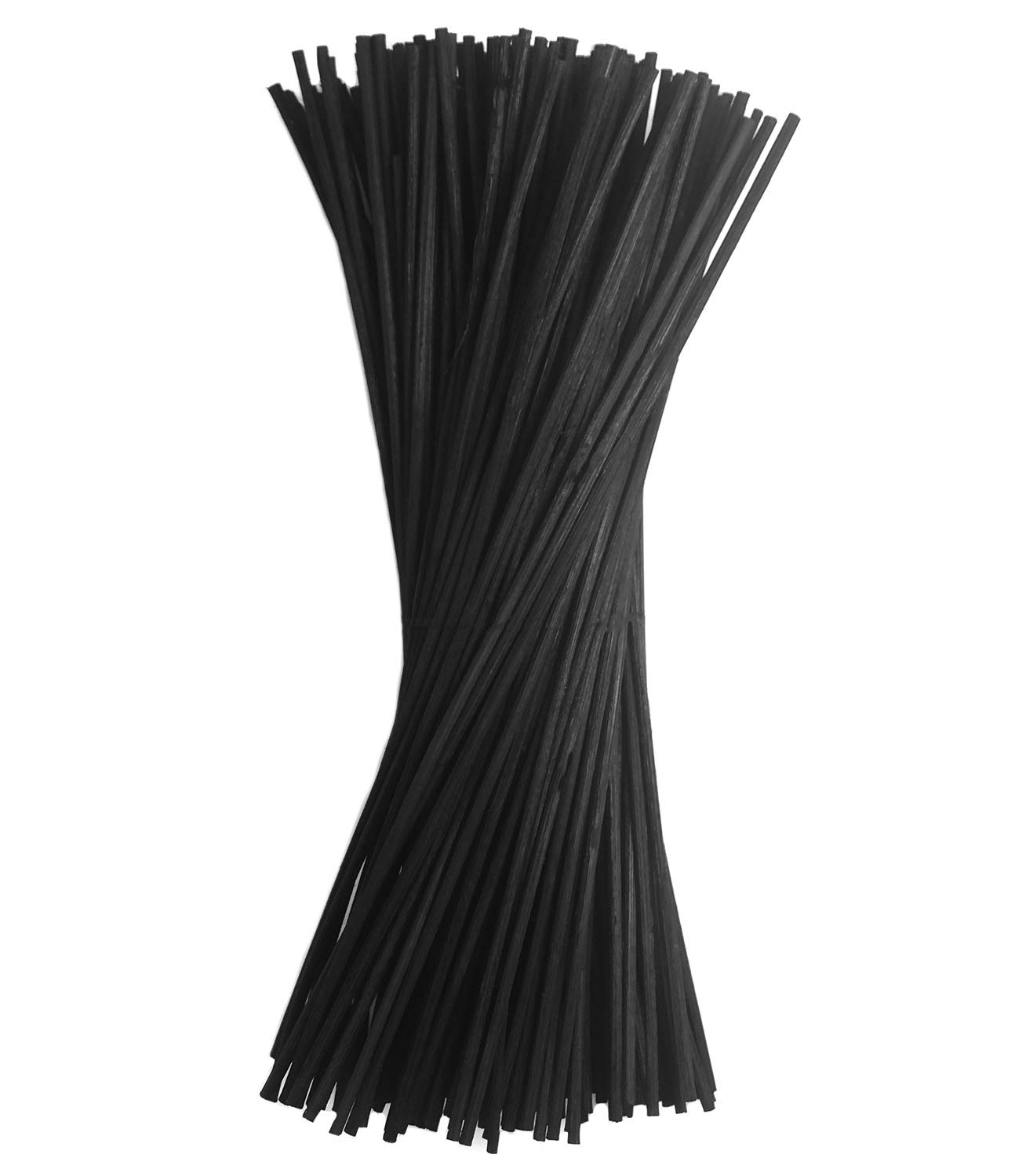 AKORD 140 x Black Reed Diffuser Sticks Oil Aroma Wood Rattan 24cm