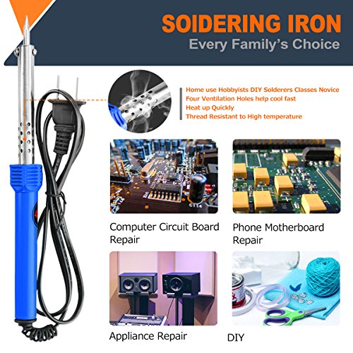 image for Baban Soldering Iron Kit, 12-in-1, 40W Soldering Iron,Universal meter,