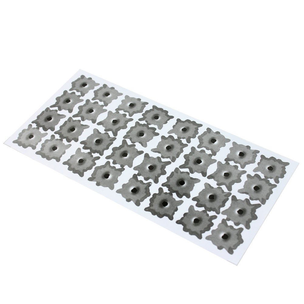 1x Creative 32 Bullet Hole Orifice Sticker Vehicle Car Helmet Windows Decal