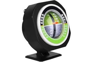 VGEBY Car Inclinometer Angle Slope Meter Balancer Measure Equipment Outdoor Luminous LED Angle Balancer Climbing Tools Inclin
