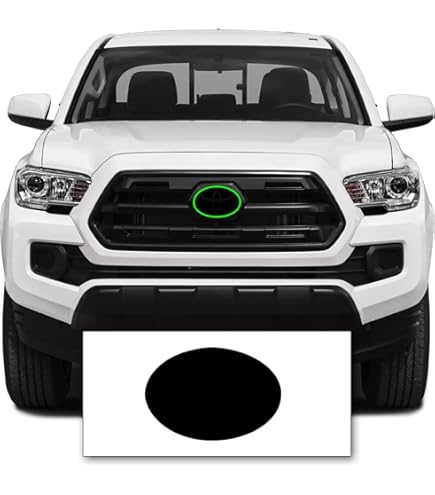thumbnail image 2 of Matte Black Emblem Overlay Kit For 2016-2024 Toyota Tacoma SR5 V6 – 5-Piece Set, Toyota OEM 2 of 6